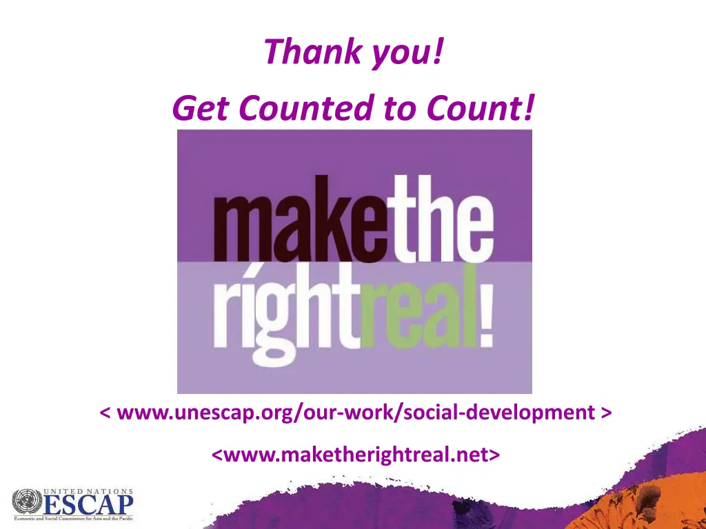 thank you get counted to count