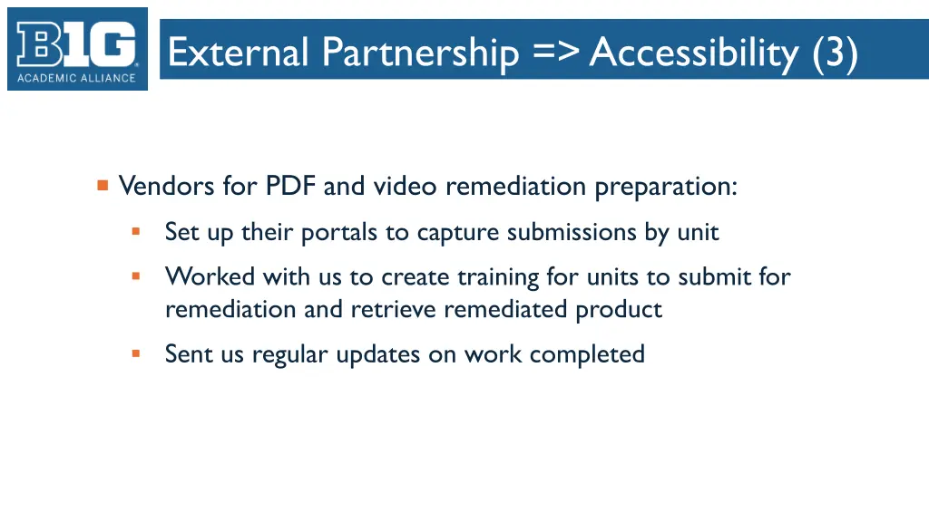 external partnership accessibility 3