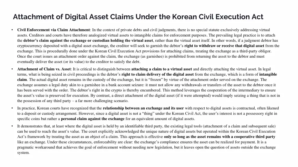 attachment of digital asset claims under