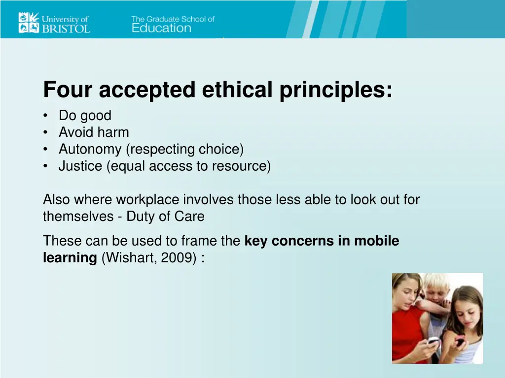 four accepted ethical principles do good avoid