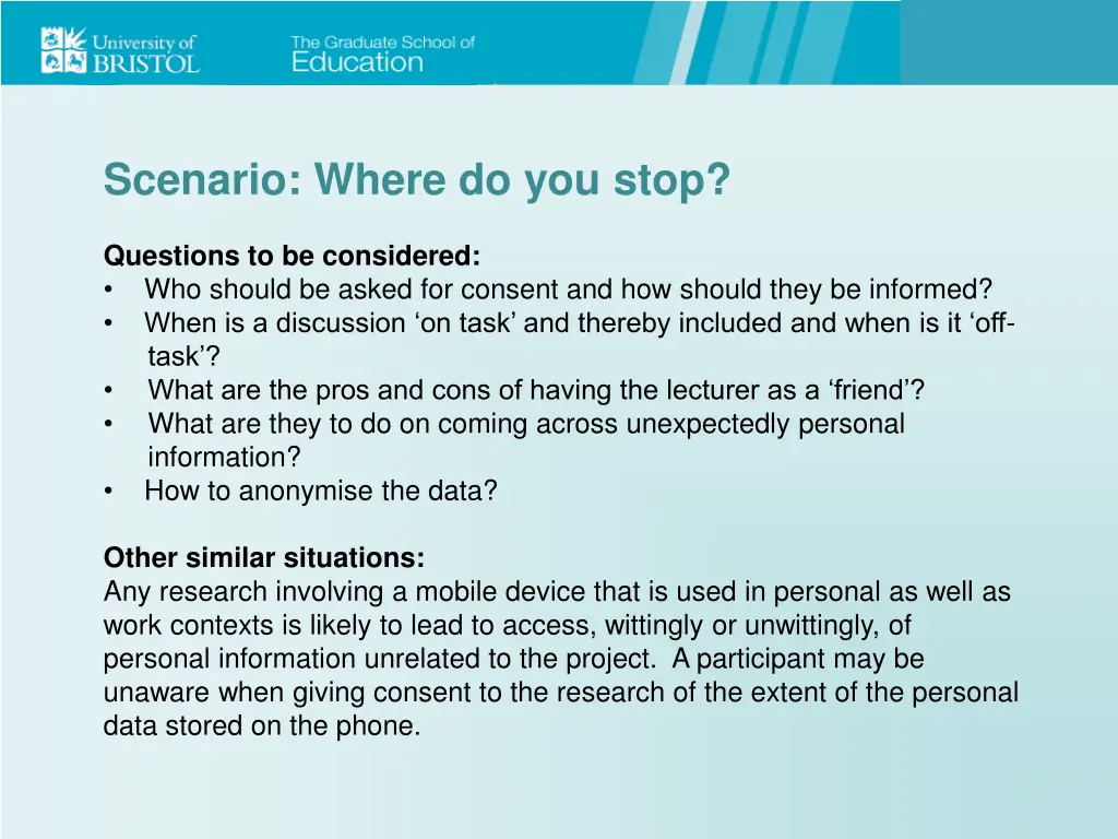 scenario where do you stop 1