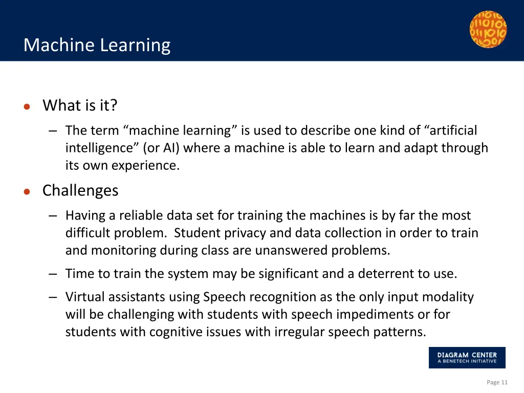 machine learning