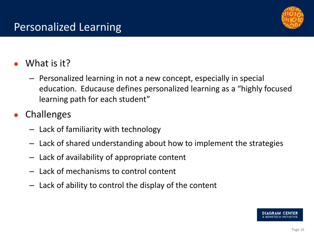personalized learning