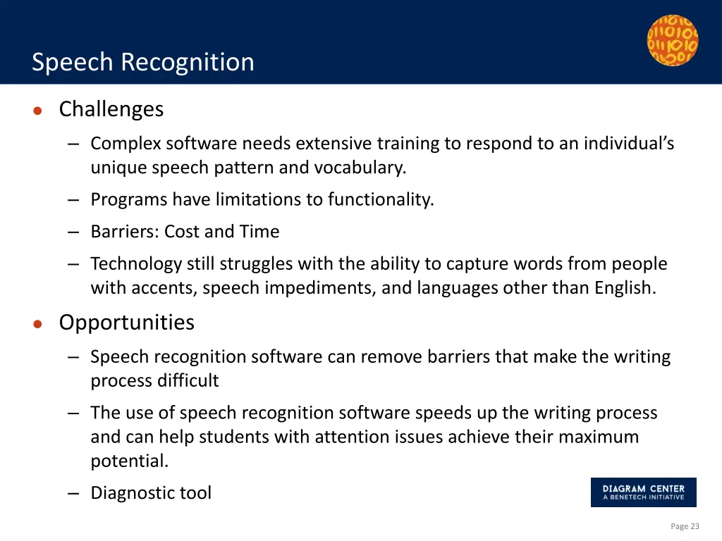 speech recognition 1