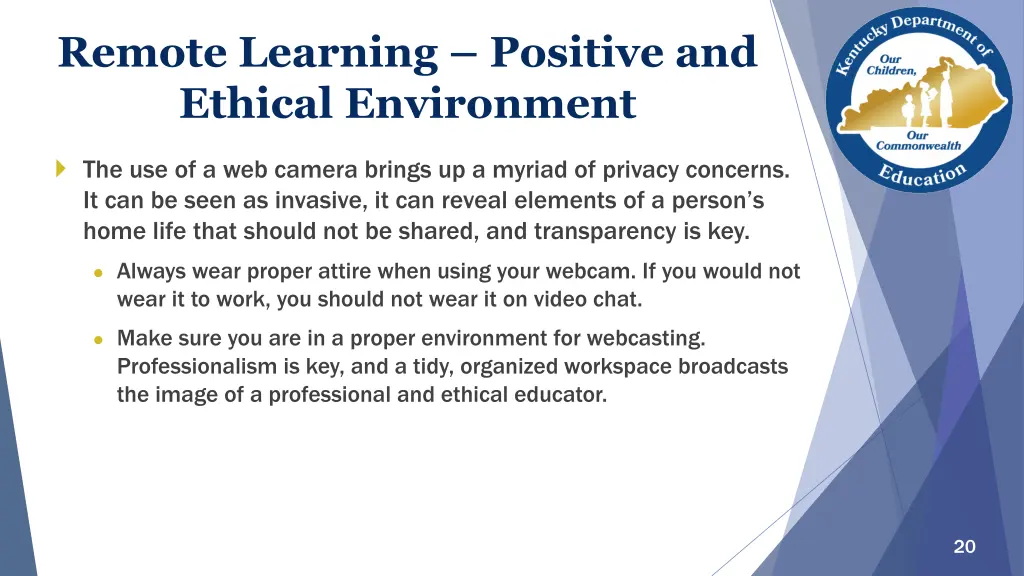 remote learning positive and ethical environment 1