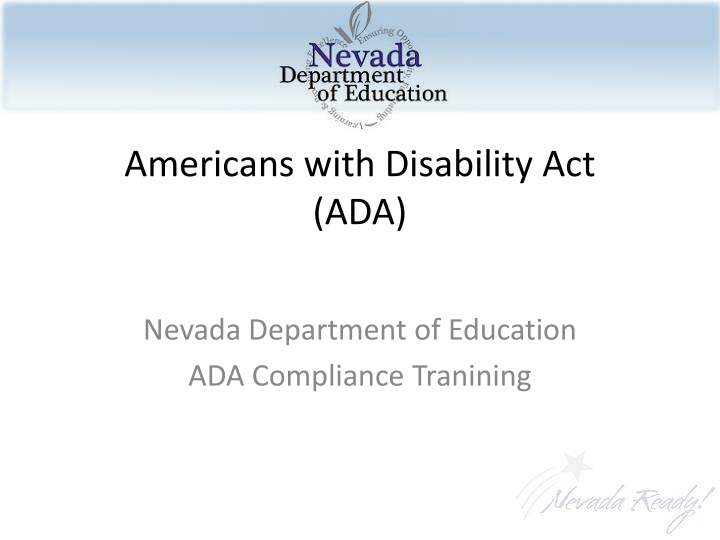 americans with disability act ada
