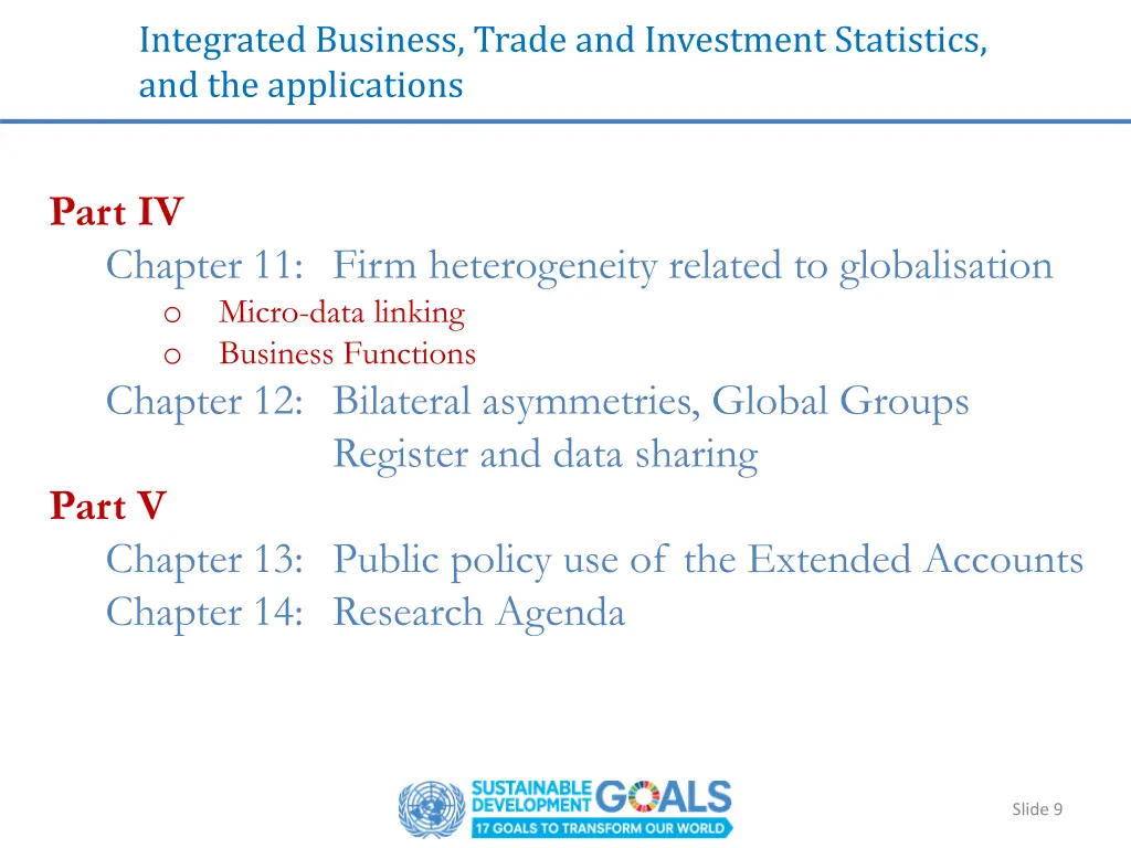 integrated business trade and investment