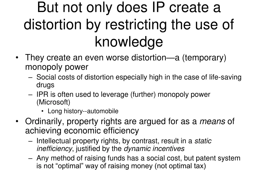 but not only does ip create a distortion