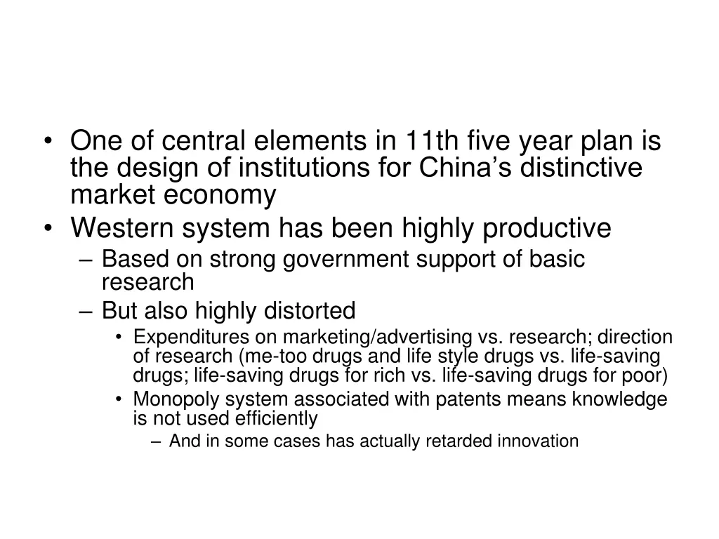 one of central elements in 11th five year plan