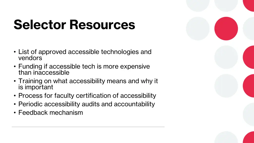 selector resources 3