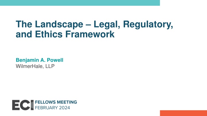 the landscape legal regulatory and ethics