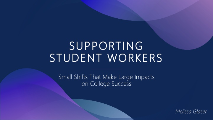 supporting supporting student workers student