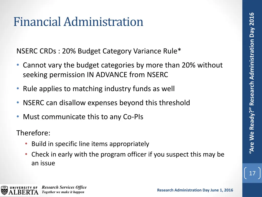 are we ready research administration day 2016 14