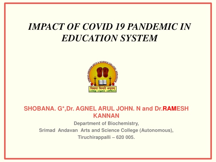 impact of covid 19 pandemic in education system