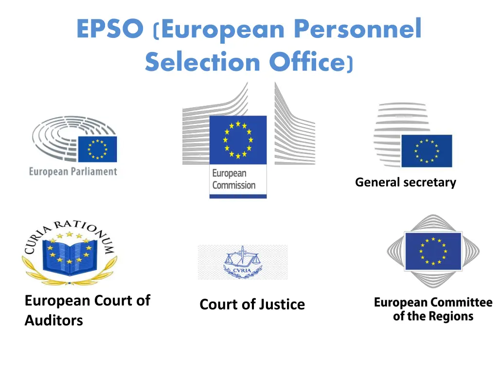 epso european personnel selection office