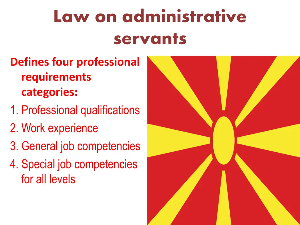 law on administrative servants