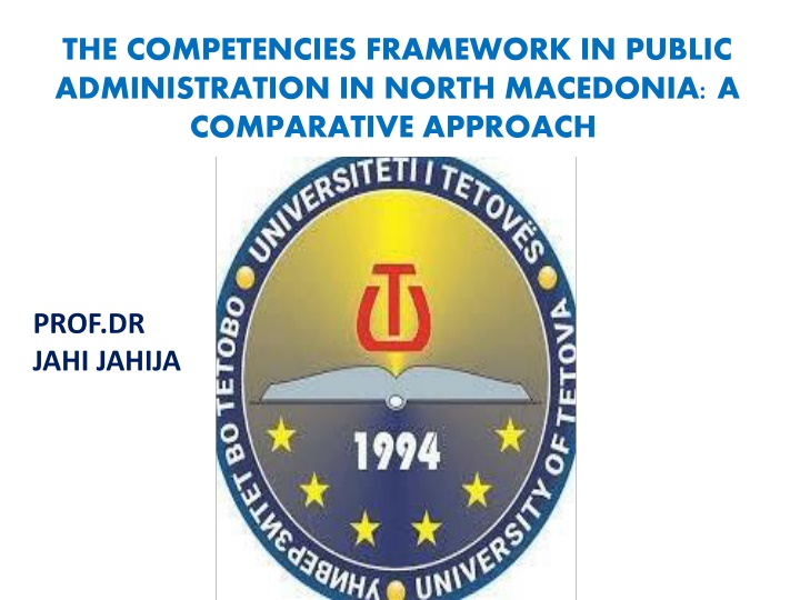 the competencies framework in public