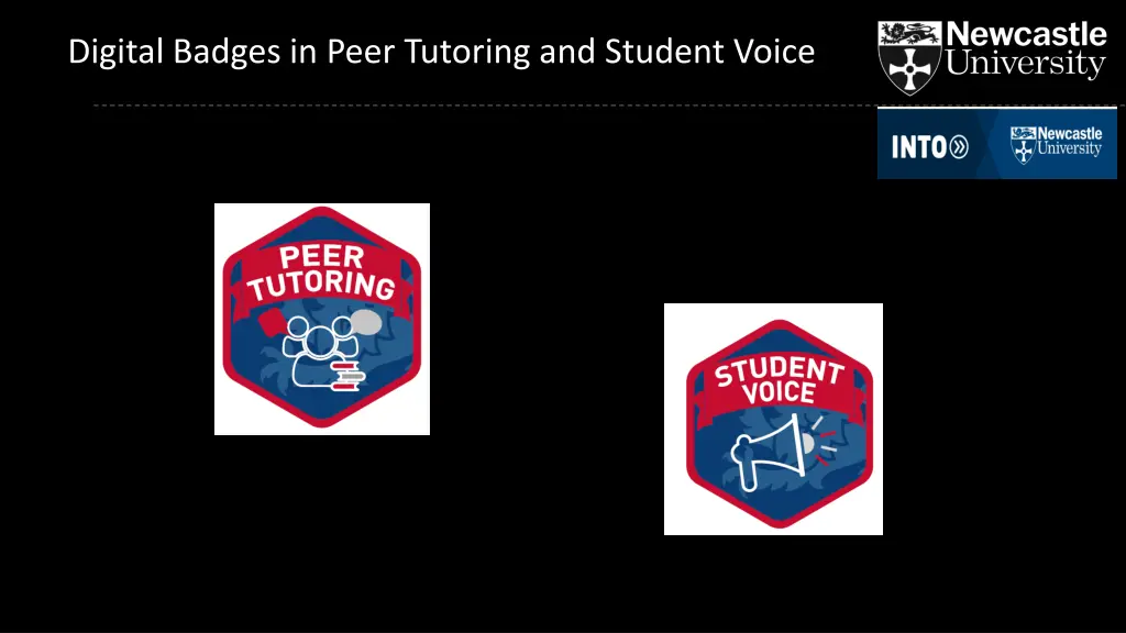 digital badges in peer tutoring and student voice