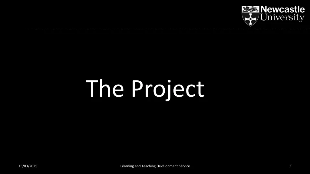 the project