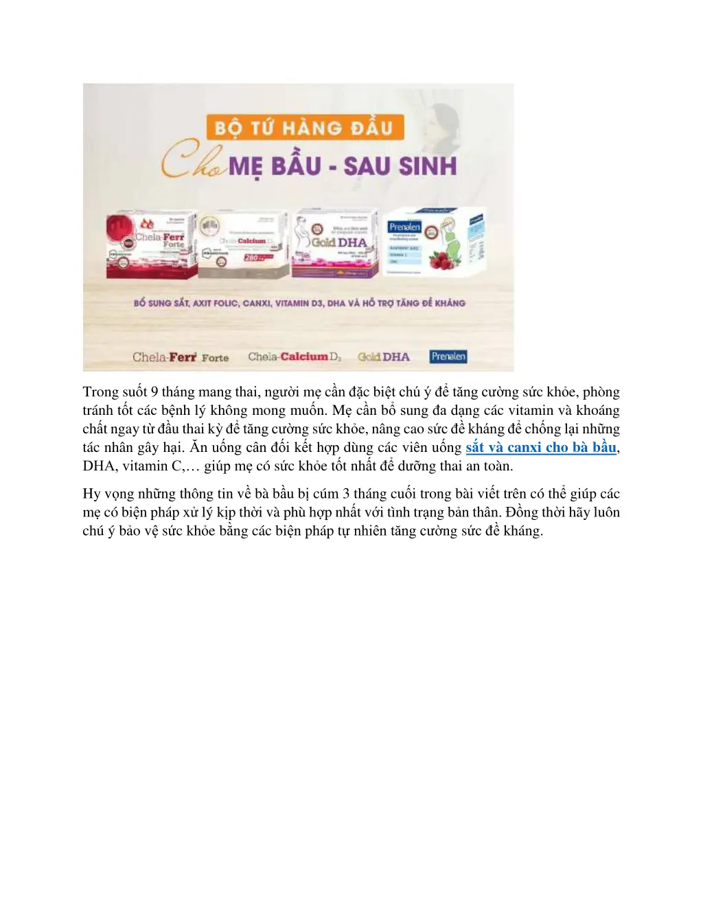 trong su t 9 th ng mang thai