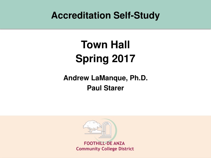accreditation self study
