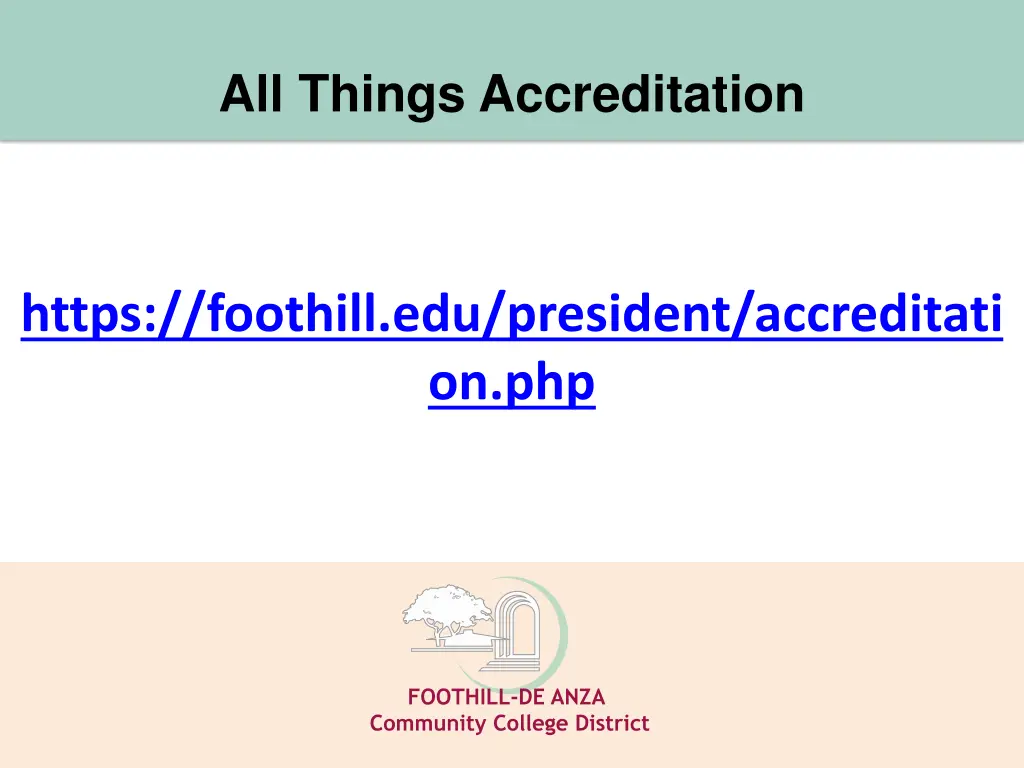 all things accreditation