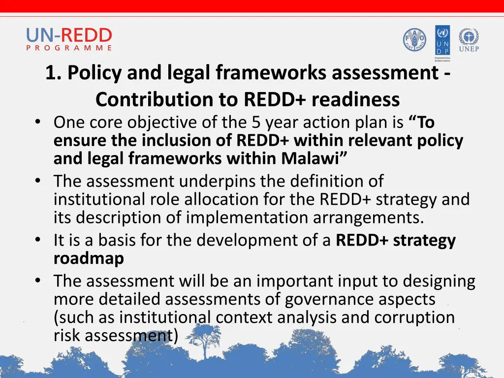 1 policy and legal frameworks assessment