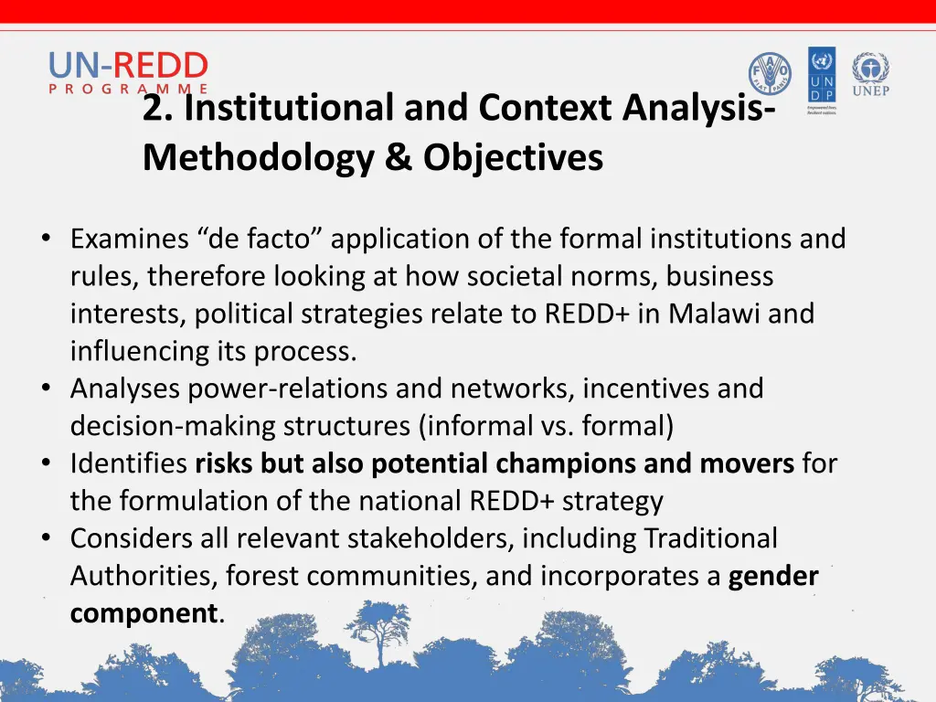 2 institutional and context analysis methodology