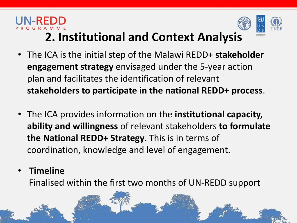 2 institutional and context analysis