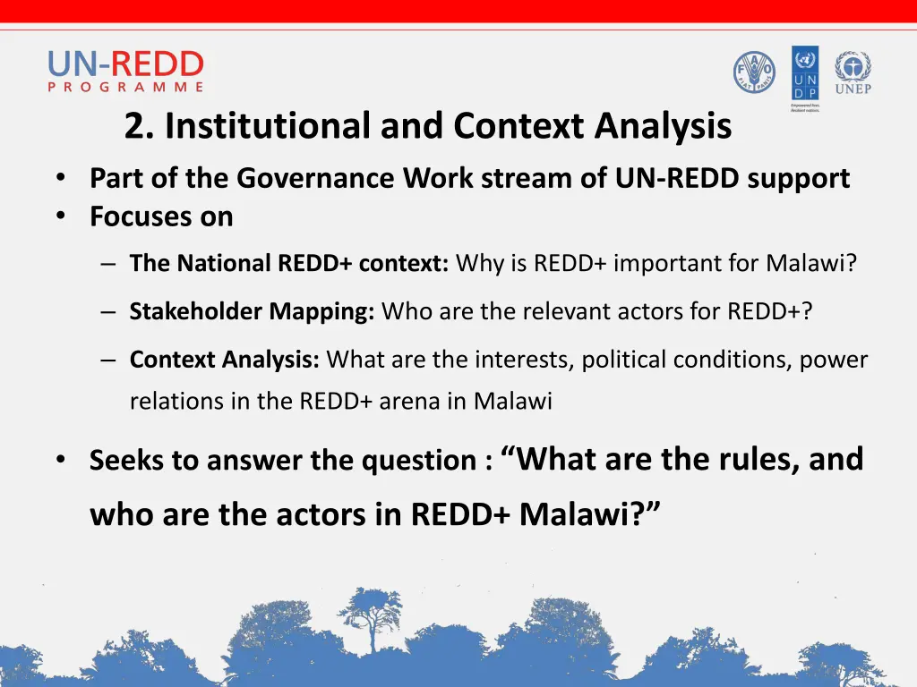 2 institutional and context analysis part