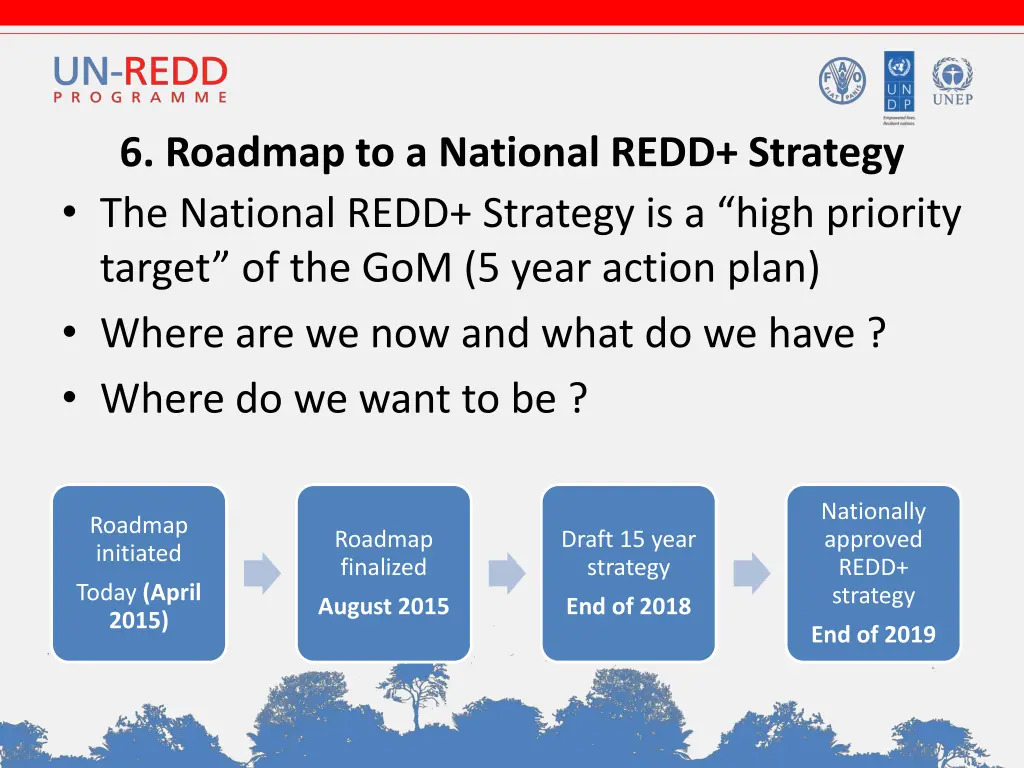 6 roadmap to a national redd strategy