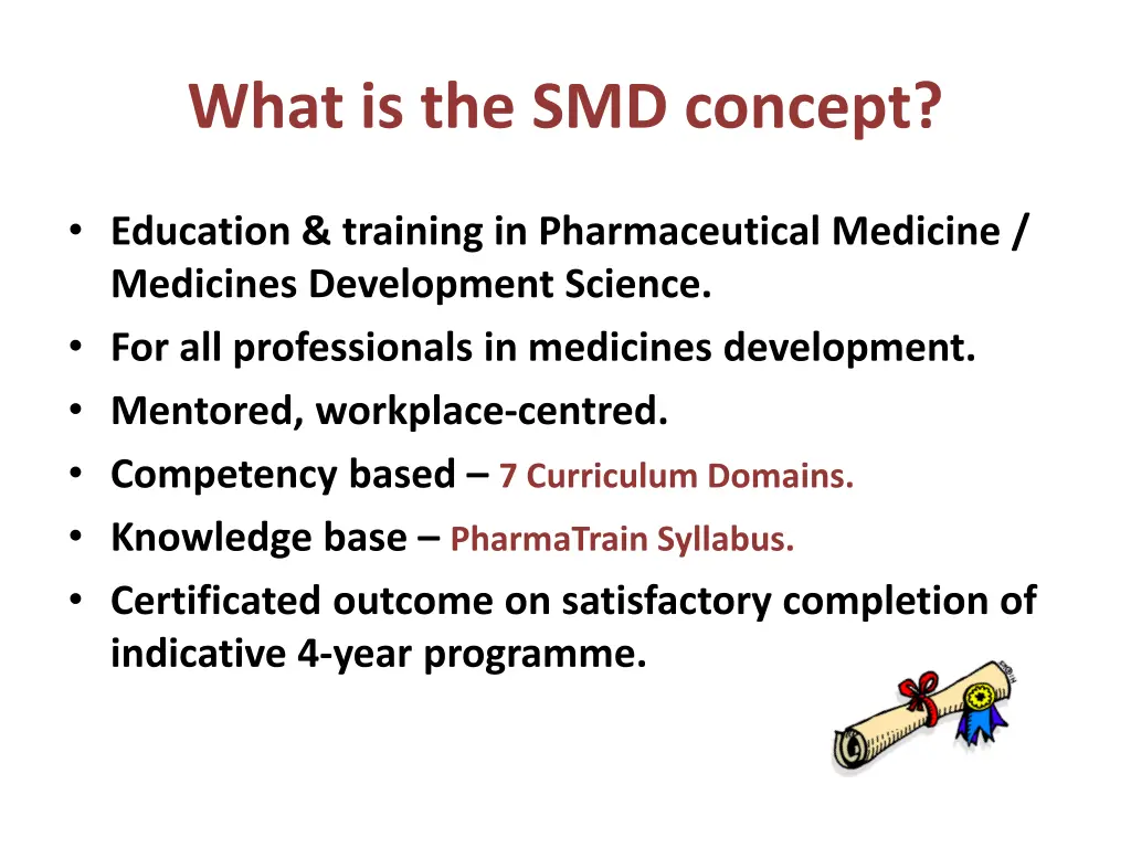 what is the smd concept