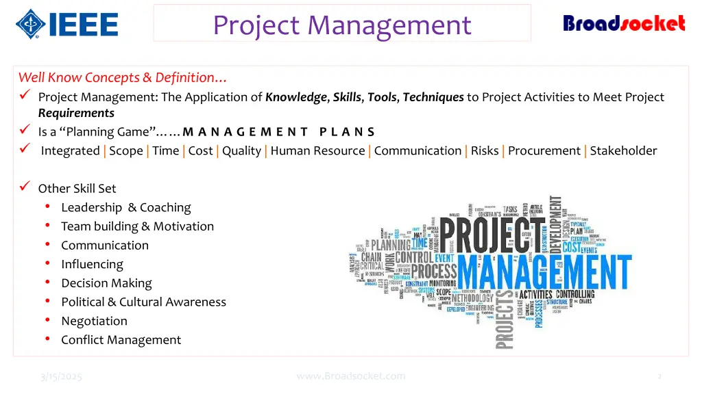 project management