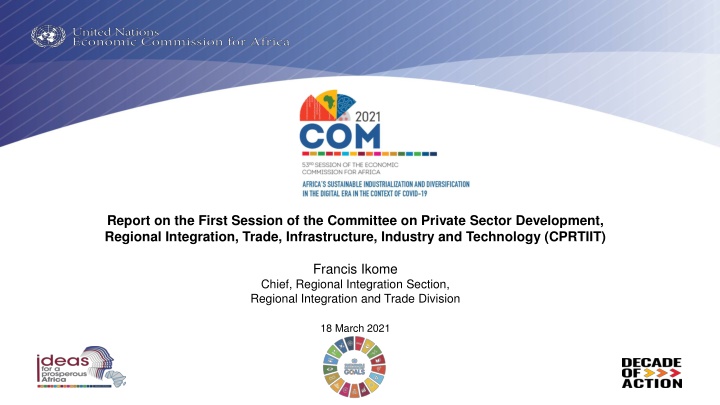 report on the first session of the committee