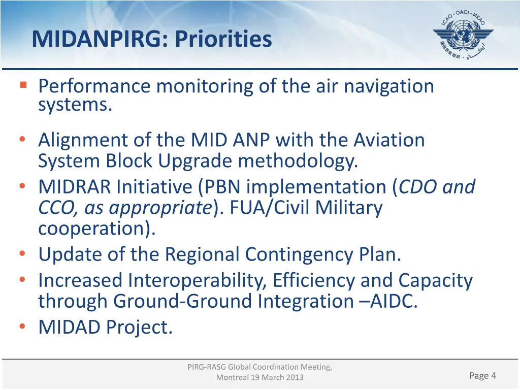 midanpirg priorities