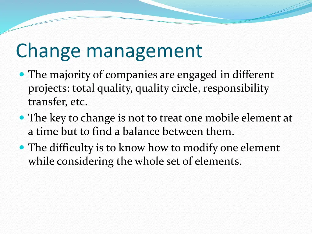 change management 1