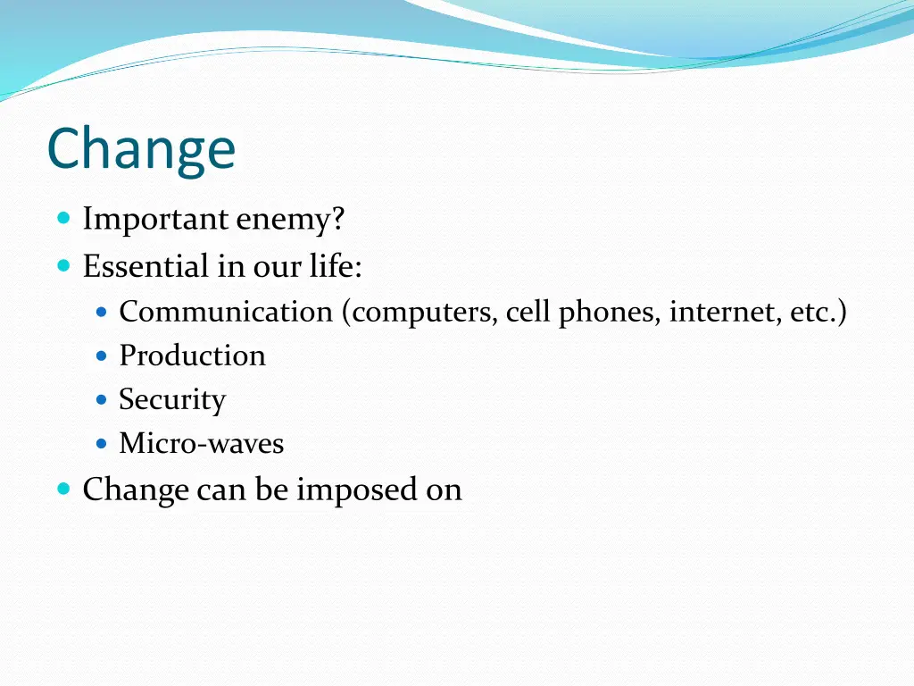 change