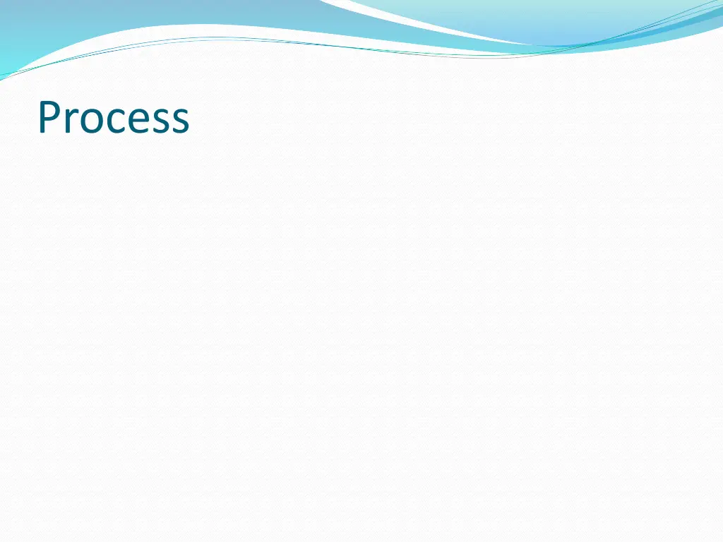 process