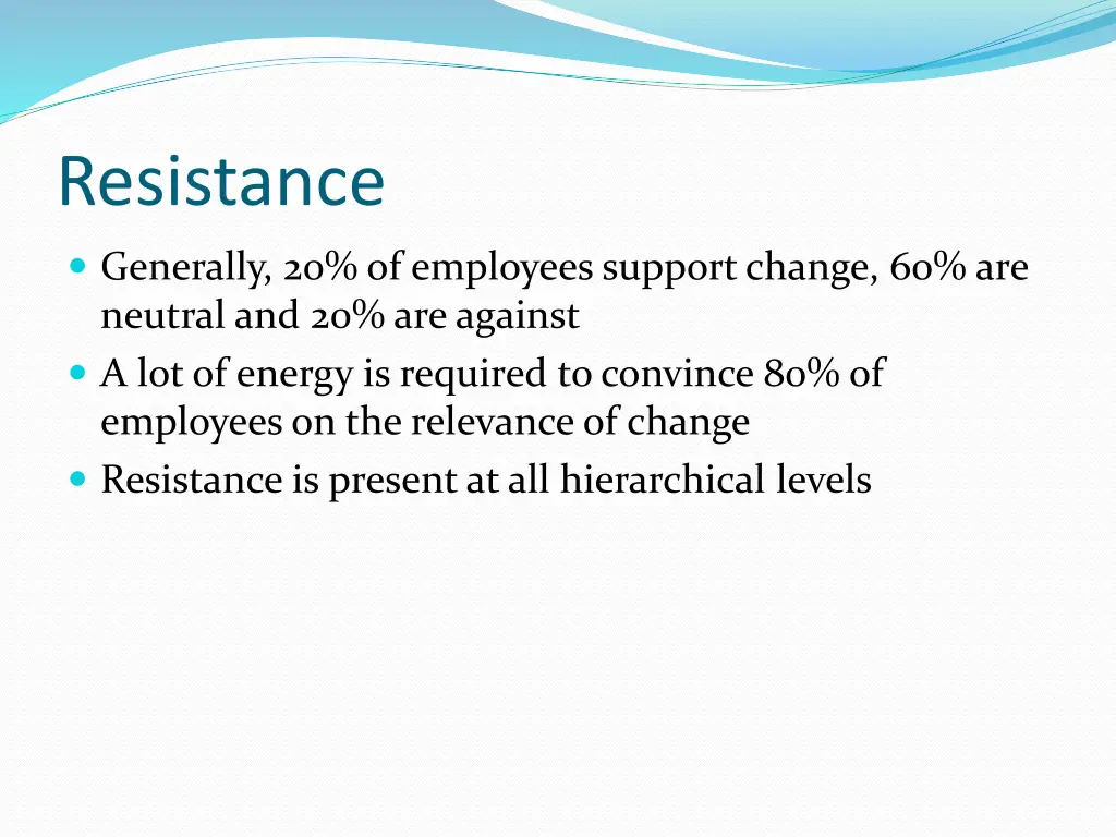 resistance