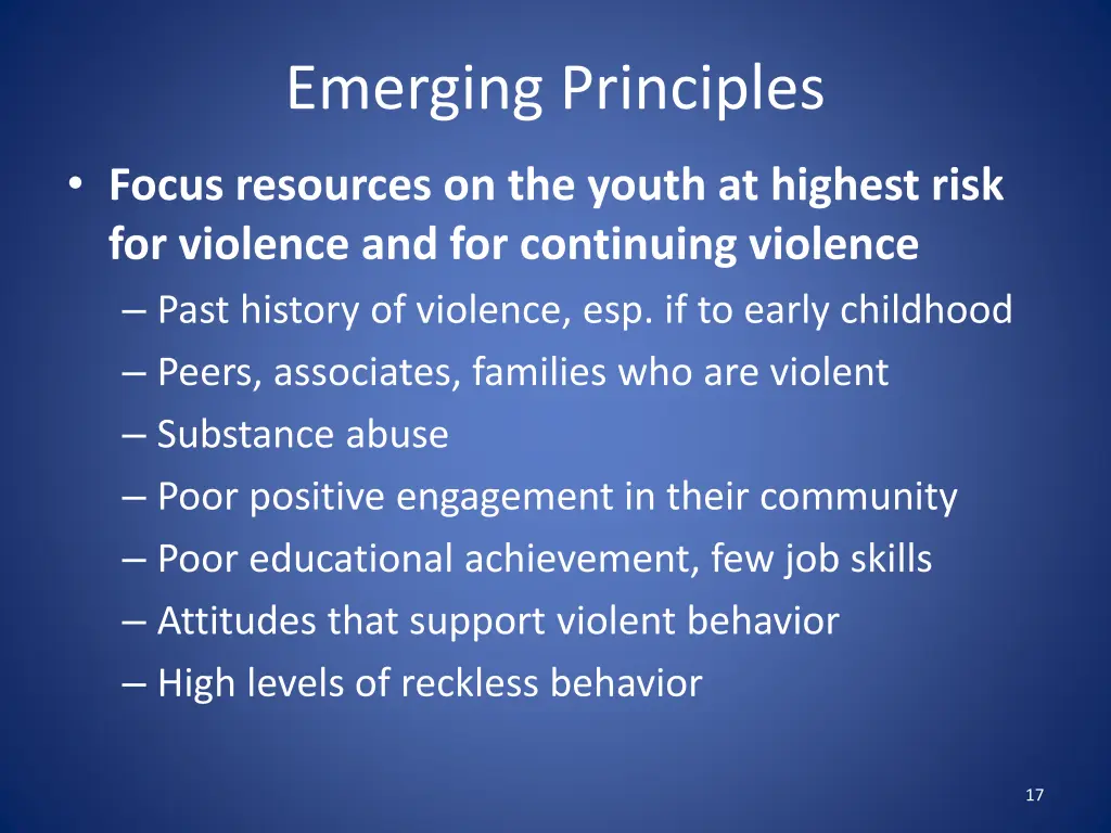 emerging principles 1