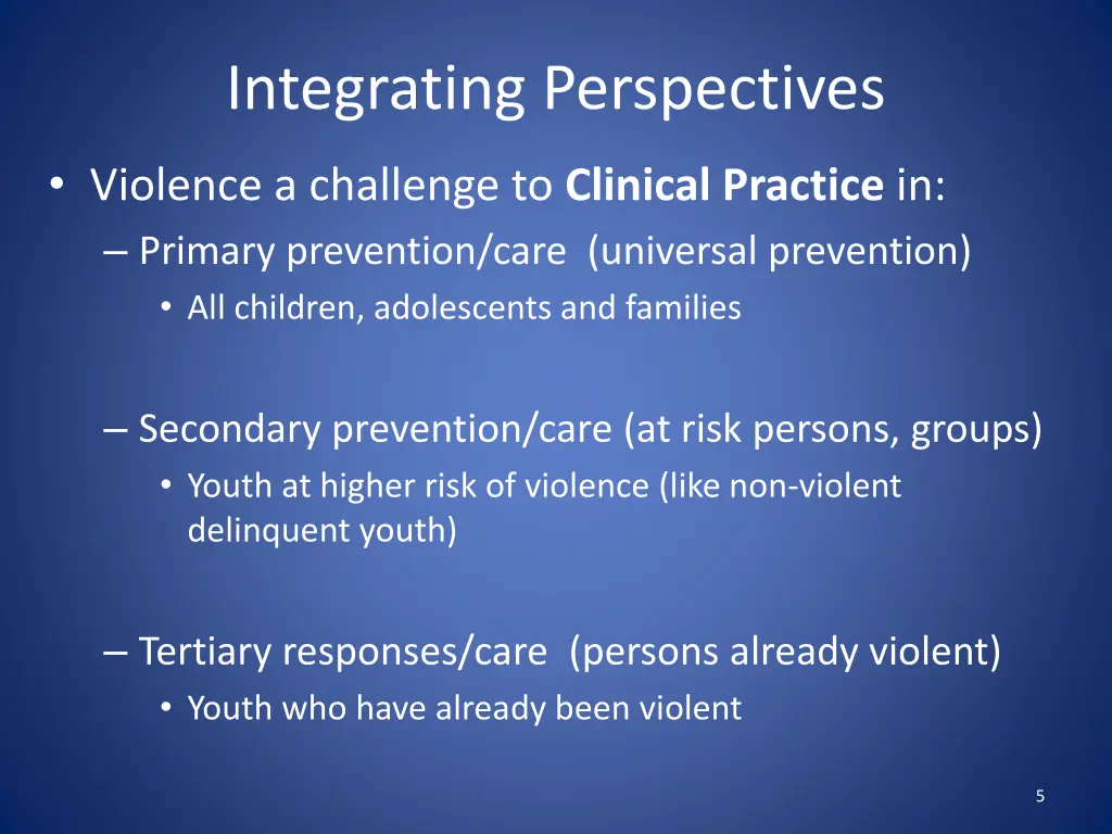 integrating perspectives 2