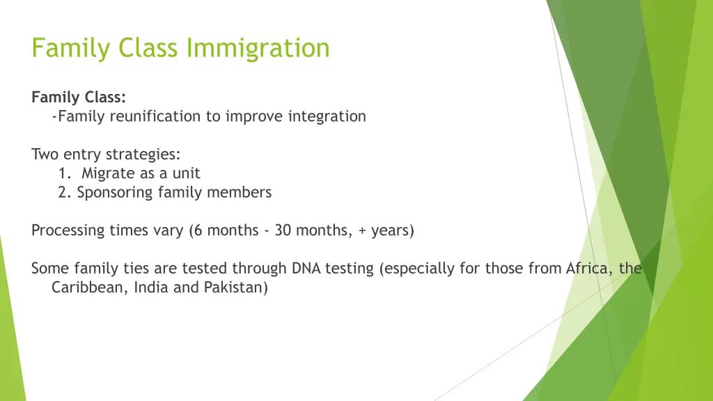 family class immigration