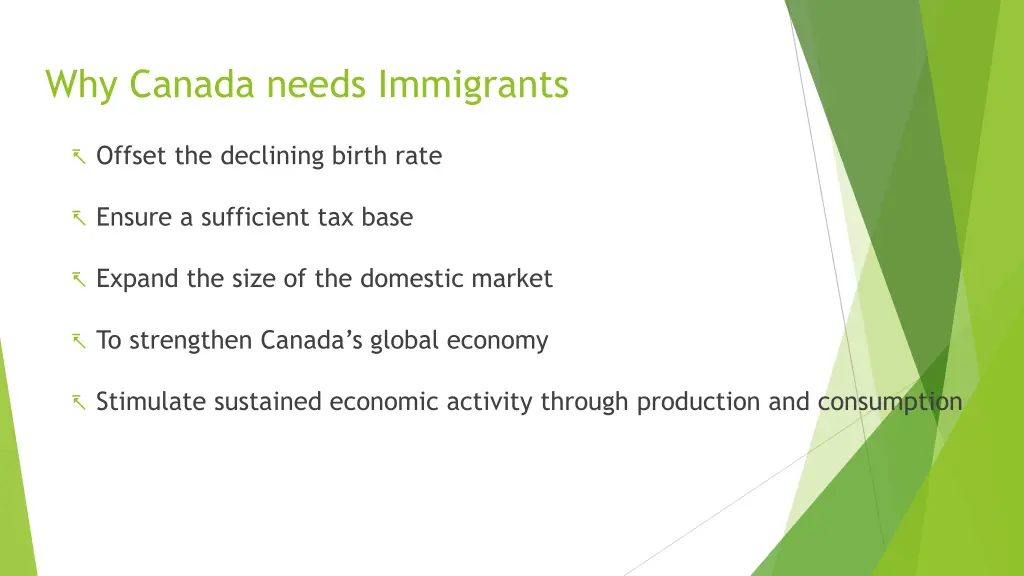 why canada needs immigrants
