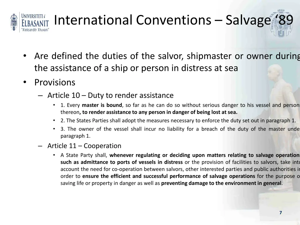 international conventions salvage 89