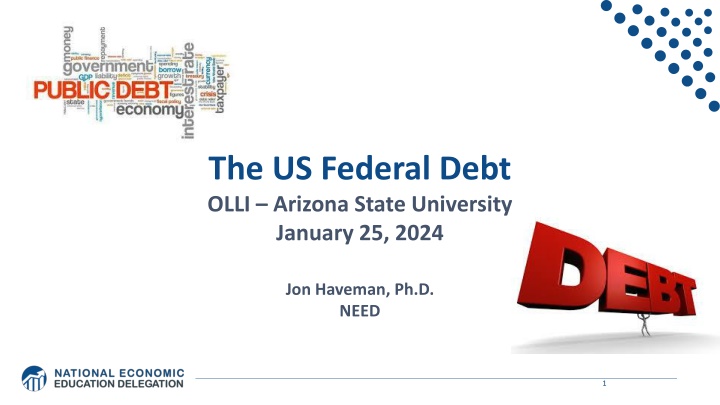 the us federal debt olli arizona state university