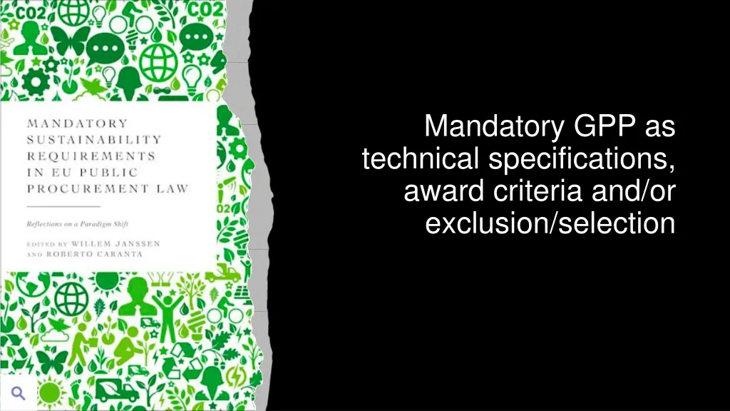 mandatory gpp as technical specifications award