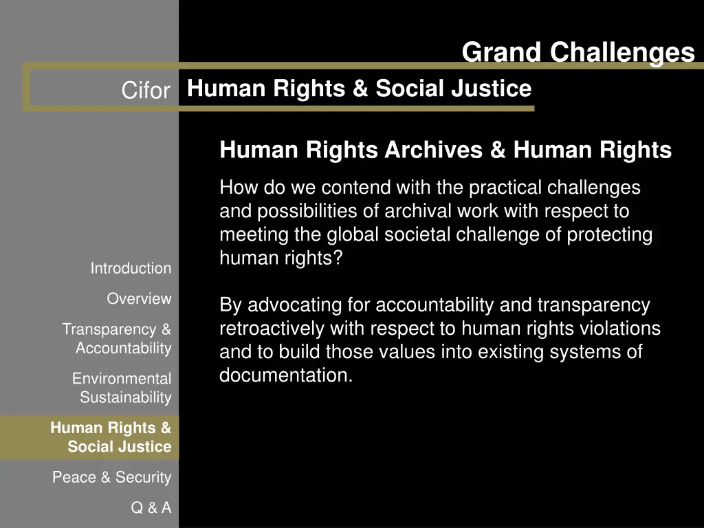 grand challenges 13