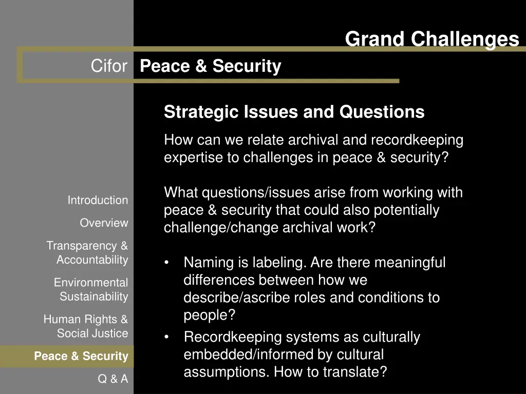 grand challenges 17