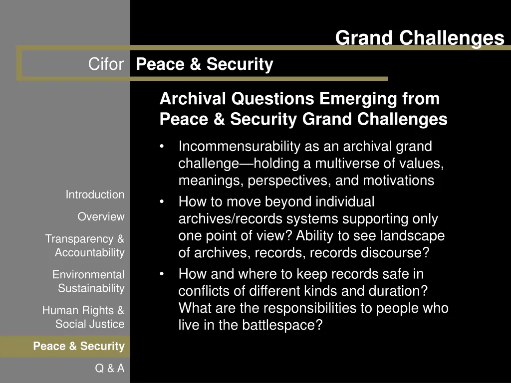 grand challenges 18