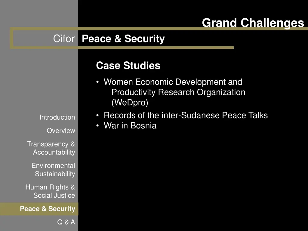 grand challenges 19